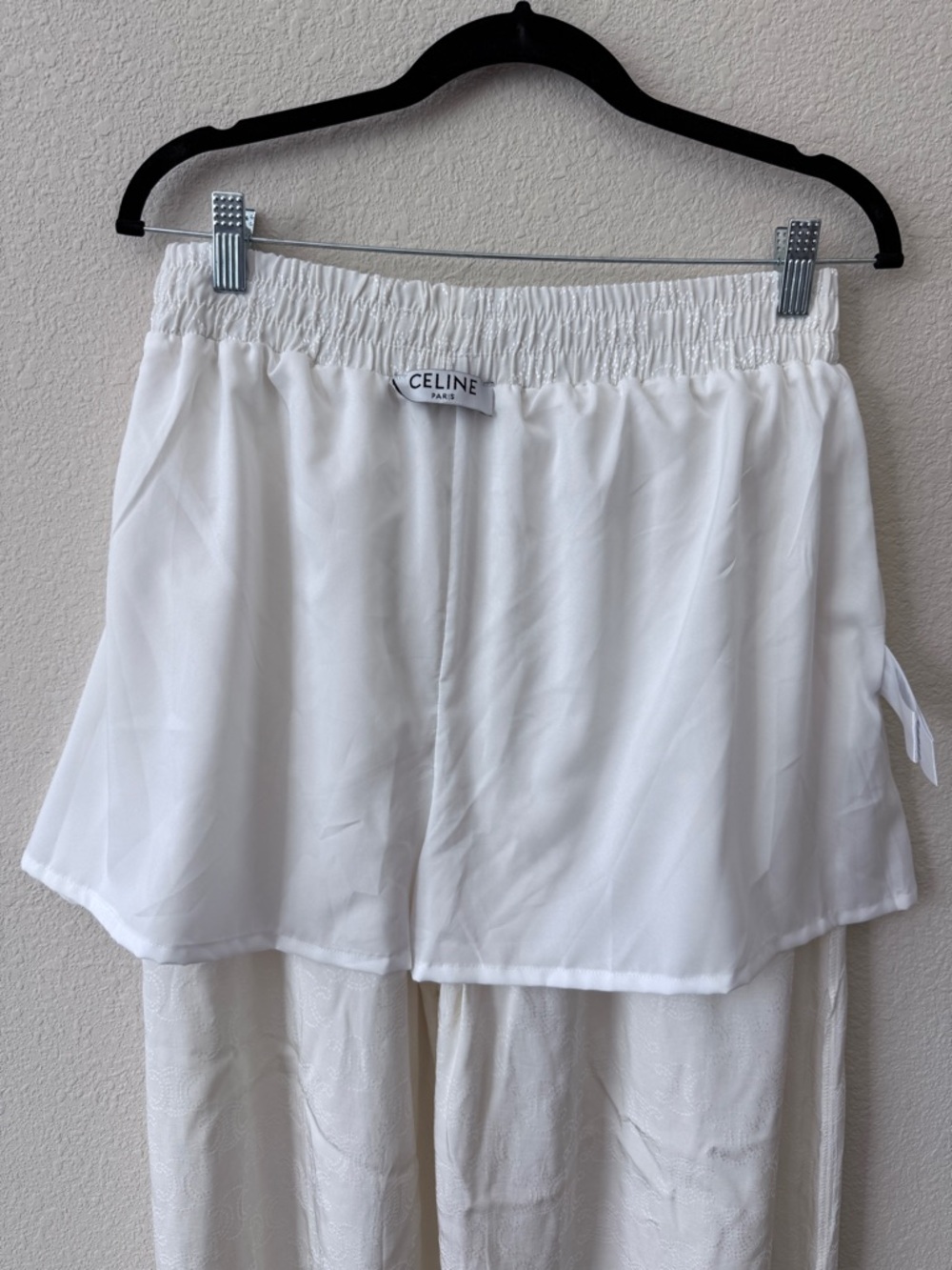 Celine Paris Triomphe Monogram Jacquard Wide Leg Pants Bridal Bride resort wear - Picture 5 of 8